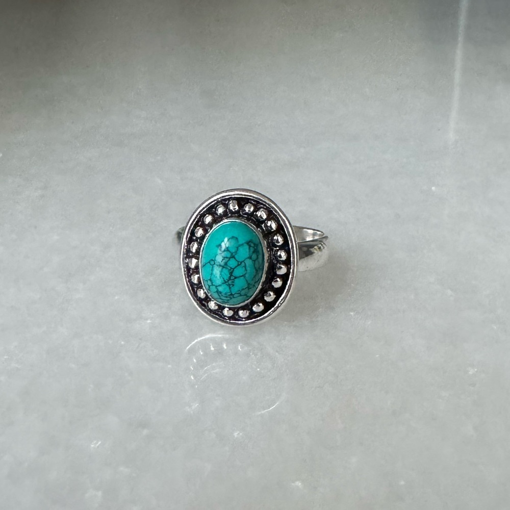 NWOT Sundance Portrait of the West Ring, Turquoise, Sterling Silver